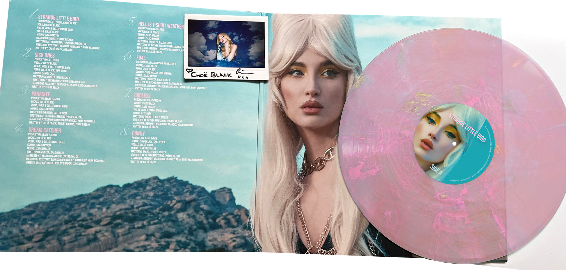 Limited Edition Pink & Gold "Strange Little Bird" Vinyl -PRE ORDER